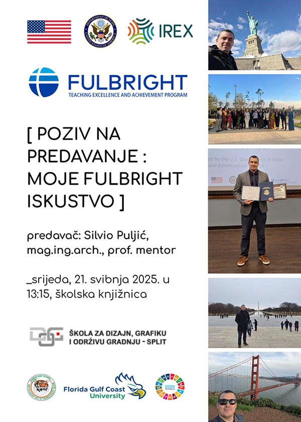 plakat moje fulbright iskustvo